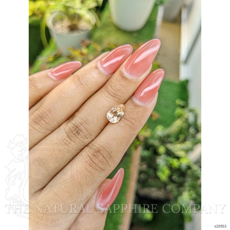 2.32 Ct. Peach Sapphire from Ceylon (Sri Lanka)