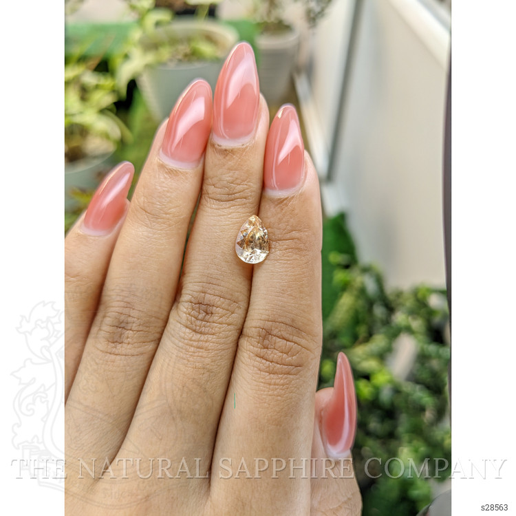 2.32 Ct. Peach Sapphire from Ceylon (Sri Lanka)