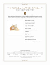 87.67 Ct. White Rough Sapphire from Ceylon (Sri Lanka) Scan Report