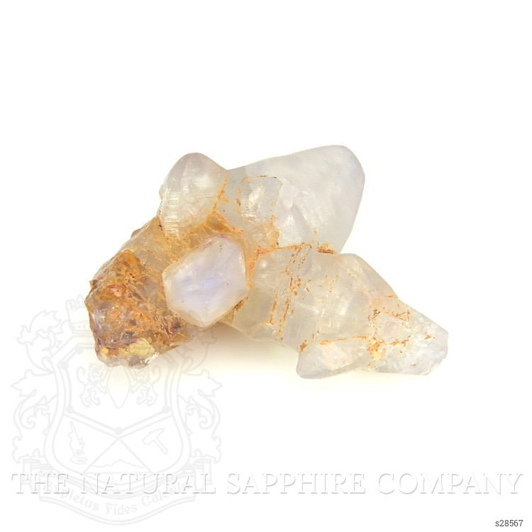 87.67 Ct. White Sapphire Crystal from Ceylon (Sri Lanka)