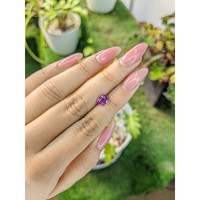 1.23 Ct. Pinkish Purple Sapphire from Ceylon (Sri Lanka) Life Style