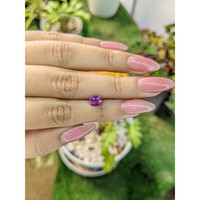 1.23 Ct. Pinkish Purple Sapphire from Ceylon (Sri Lanka) Life Style