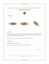 71.19 Ct. Pink Sapphire Crystal from Ceylon (Sri Lanka) Appraisal