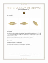 44.28 Ct. Yellow Rough Sapphire Crystal from Ceylon (Sri Lanka) Appraisal