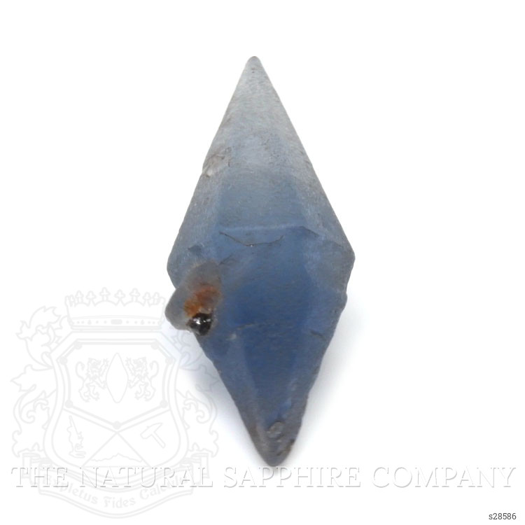19.00 Ct. Greyish Blue Sapphire Crystal from Ceylon (Sri Lanka)
