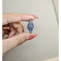 19.00 Ct. Greyish Blue Sapphire Crystal from Ceylon (Sri Lanka) Life Style