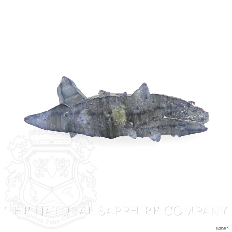 38.09 Ct. Blue Sapphire Crystal from Ceylon (Sri Lanka)