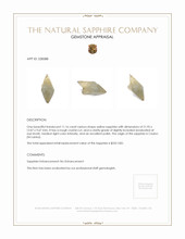 11.16 Ct. Yellow Sapphire Crystal from Ceylon (Sri Lanka) Appraisal