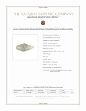 36.92 Ct. Yellow Rough Sapphire from Ceylon (Sri Lanka) Scan Report
