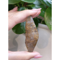 308.78 Ct. Yellowish Brown Rough Sapphire Crystal from Ceylon (Sri Lanka) Life Style