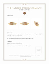 69.48 Ct. Yellow Sapphire Crystal from Ceylon (Sri Lanka) Appraisal