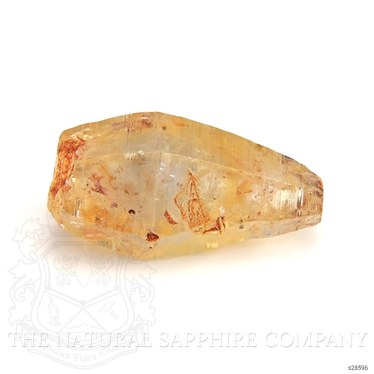 57.31 Ct. Yellow Sapphire Crystal from Ceylon (Sri Lanka)