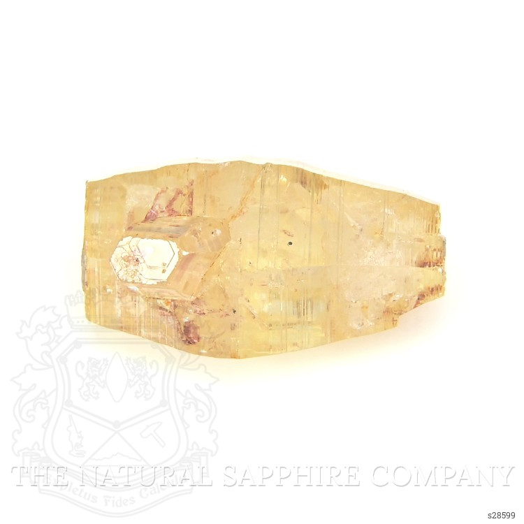 35.27 Ct. Yellow Sapphire Crystal from Ceylon (Sri Lanka)