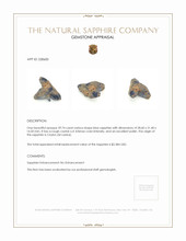 39.74 Ct. Blue Sapphire Crystal from Ceylon (Sri Lanka) Appraisal