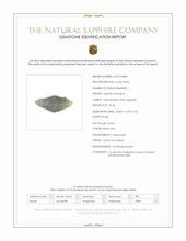 35.40 Ct. Bluish Grey Rough Sapphire Crystal from Ceylon (Sri Lanka) Scan Report