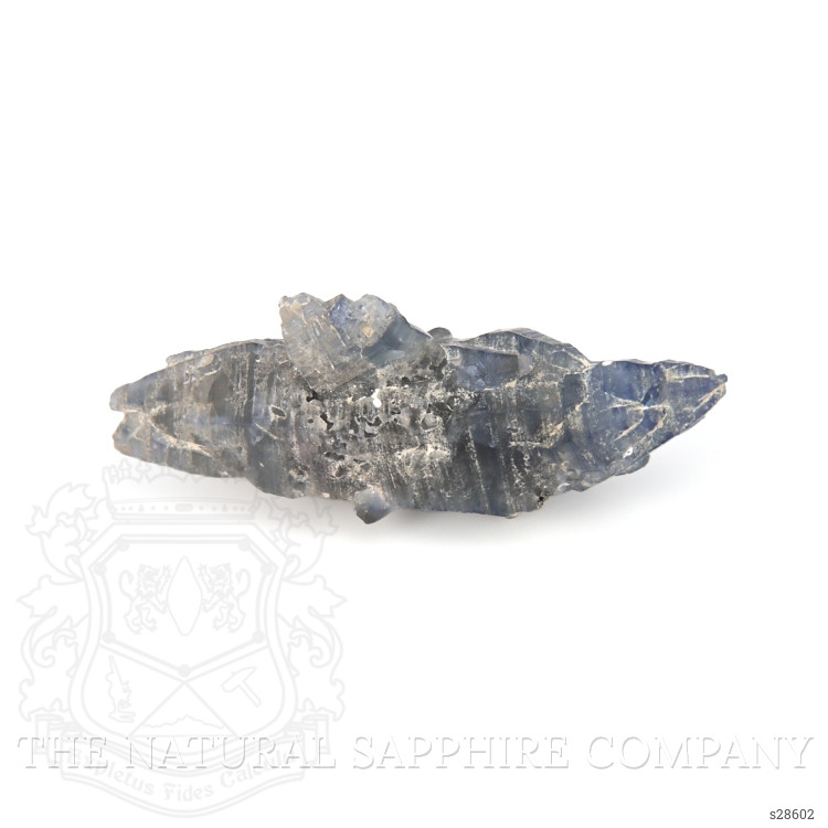 34.46 Ct. Greyish Blue Sapphire Crystal from Ceylon (Sri Lanka)
