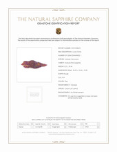29.44 Ct. Purplish Pink Rough Sapphire from Ceylon (Sri Lanka) Scan Report