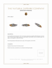 14.92 Ct. Blue Rough Sapphire from Ceylon (Sri Lanka) Appraisal