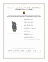 438.08 Ct. Blue Sapphire Crystal from Ceylon (Sri Lanka) Scan Report