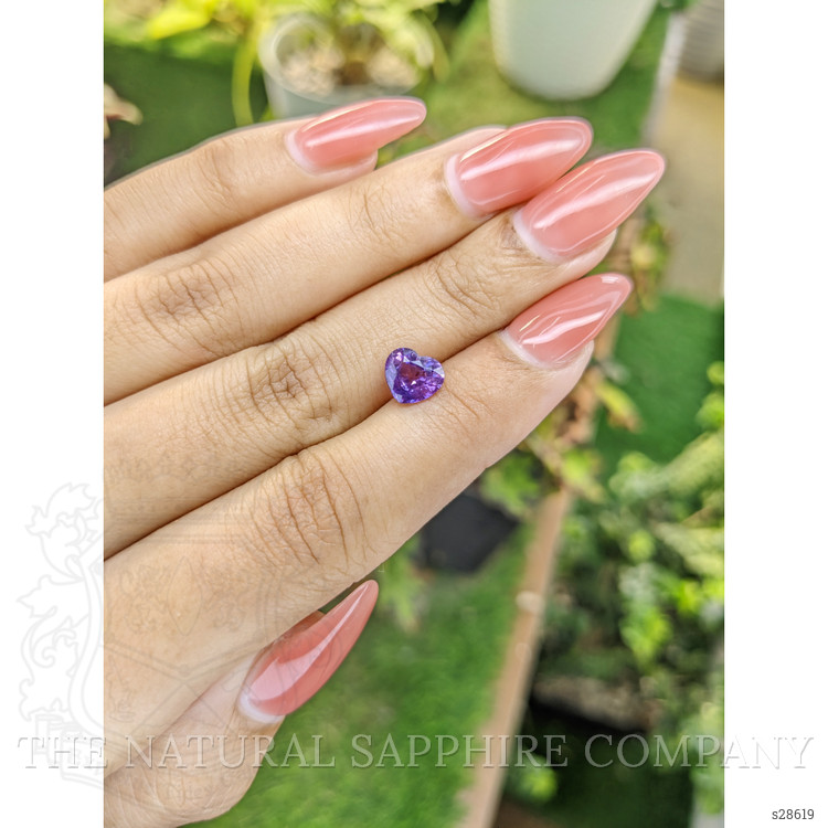 1.54 Ct. Pinkish Purple Sapphire from Ceylon (Sri Lanka)