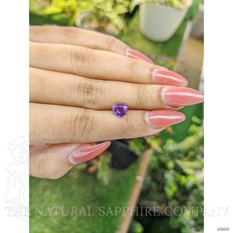 1.54 Ct. Pinkish Purple Sapphire from Ceylon (Sri Lanka)