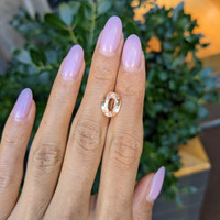 4.01 Ct. Padparadscha Sapphire from Madagascar Life Style