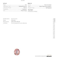 3.04 Ct. Padparadscha Sapphire from Ceylon (Sri Lanka) Scan Report