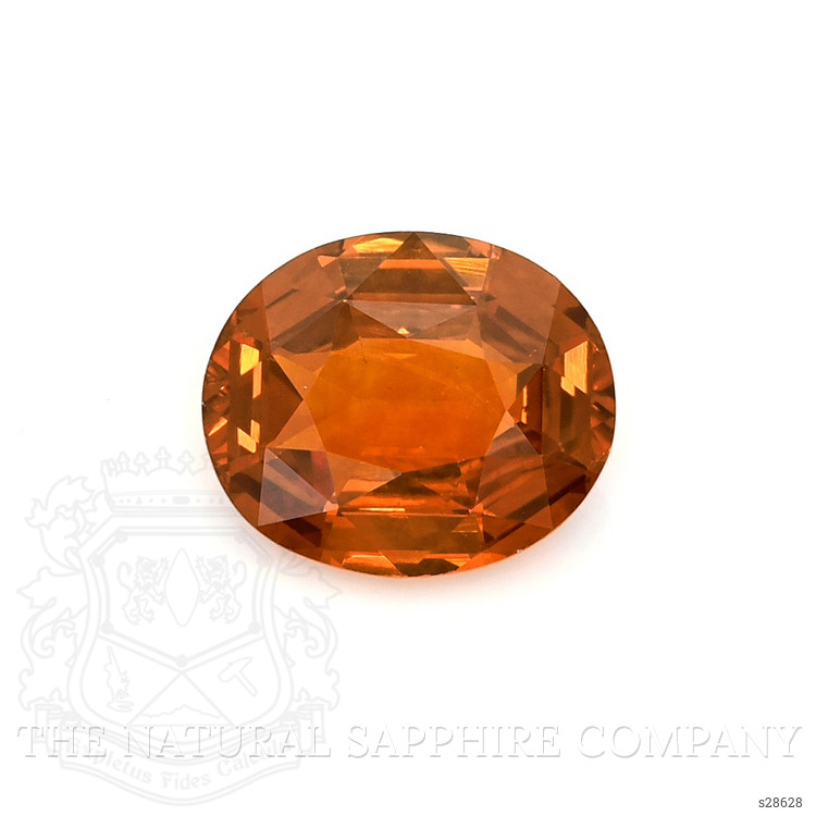 4.06 Ct. Orange Sapphire from Ceylon (Sri Lanka)