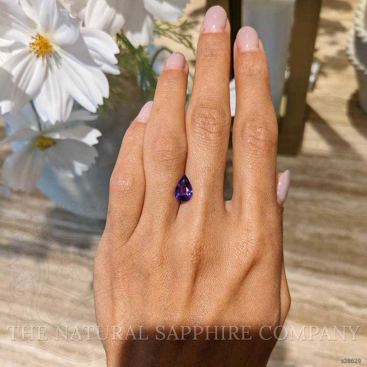 2.01 Ct. Purple Sapphire from Ceylon (Sri Lanka)
