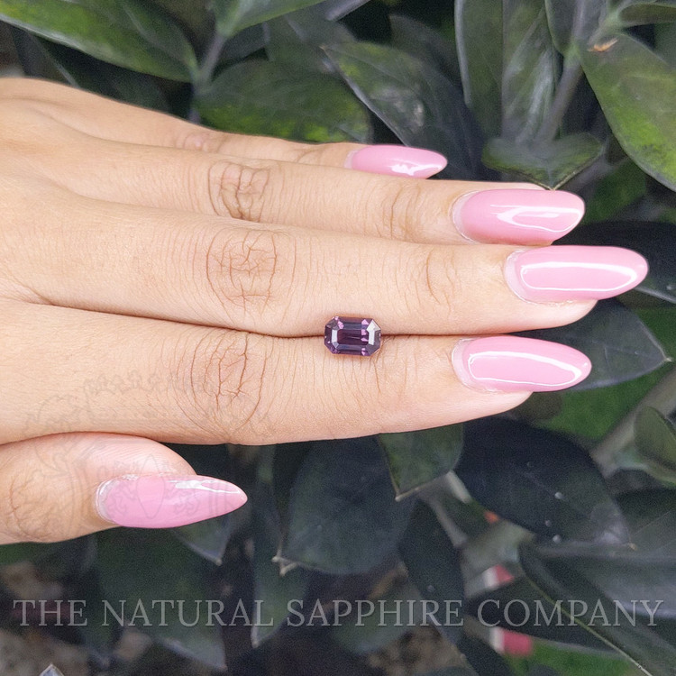 2.01 Ct. Pinkish Purple Sapphire from Tanzania