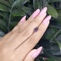 2.01 Ct. Pinkish Purple Sapphire from Tanzania Life Style
