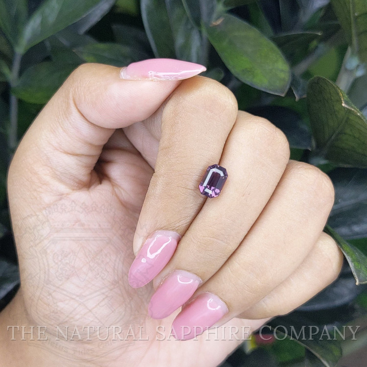2.01 Ct. Pinkish Purple Sapphire from Tanzania