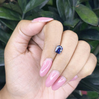 1.57 Ct. Blue Sapphire from Tanzania Life Style