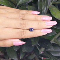 1.62 Ct. Blue Sapphire from Tanzania Life Style