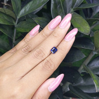 1.62 Ct. Blue Sapphire from Tanzania Life Style