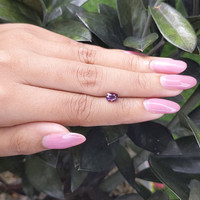 1.01 Ct. Pinkish Purple Sapphire from Ceylon (Sri Lanka) Life Style