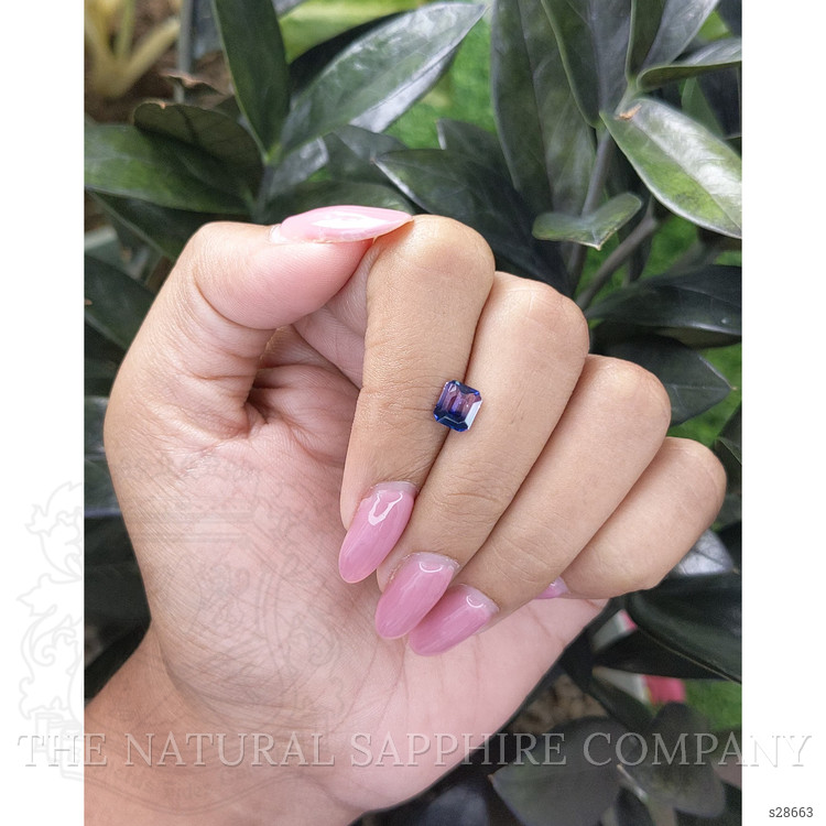 1.18 Ct. Bi Color Sapphire from Tanzania