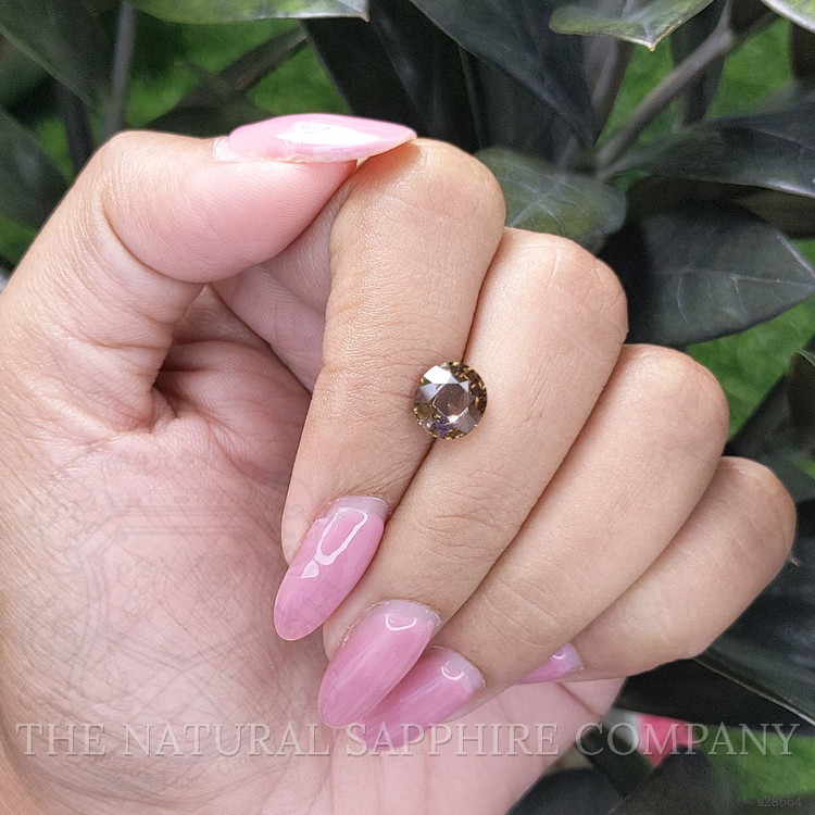 2.11 Ct. Greenish Brown Sapphire from Madagascar