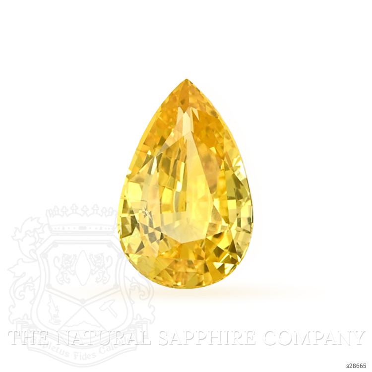 1.96 Ct. Yellow Sapphire from Ceylon (Sri Lanka)