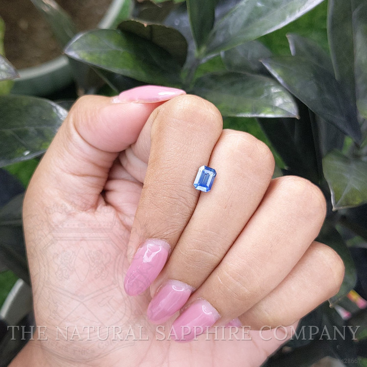 1.00 Ct. Blue Sapphire from Ceylon (Sri Lanka)