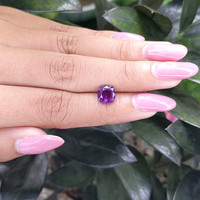 2.06 Ct. Purple Sapphire from Ceylon (Sri Lanka) Life Style
