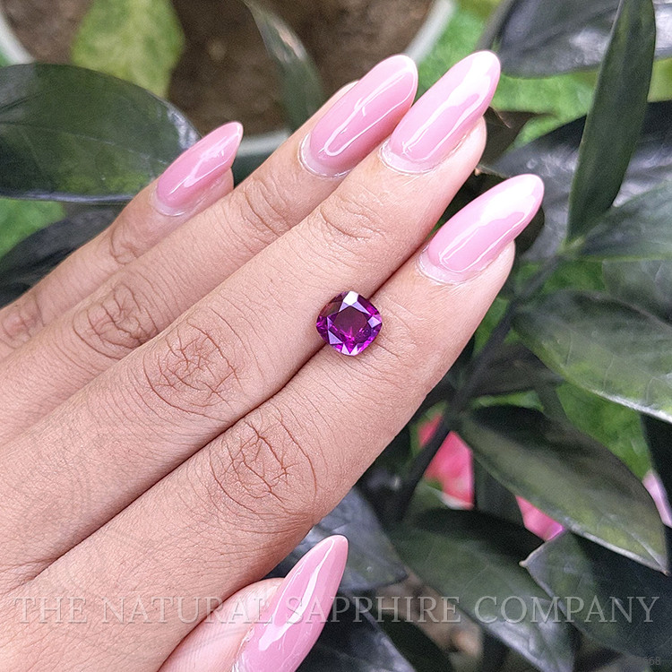 2.06 Ct. Purple Sapphire from Ceylon (Sri Lanka)