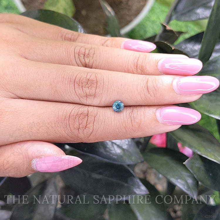 0.72 Ct. Greenish Blue Sapphire from Madagascar