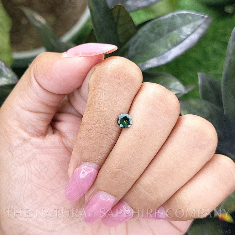 0.53 Ct. Green Sapphire from Madagascar