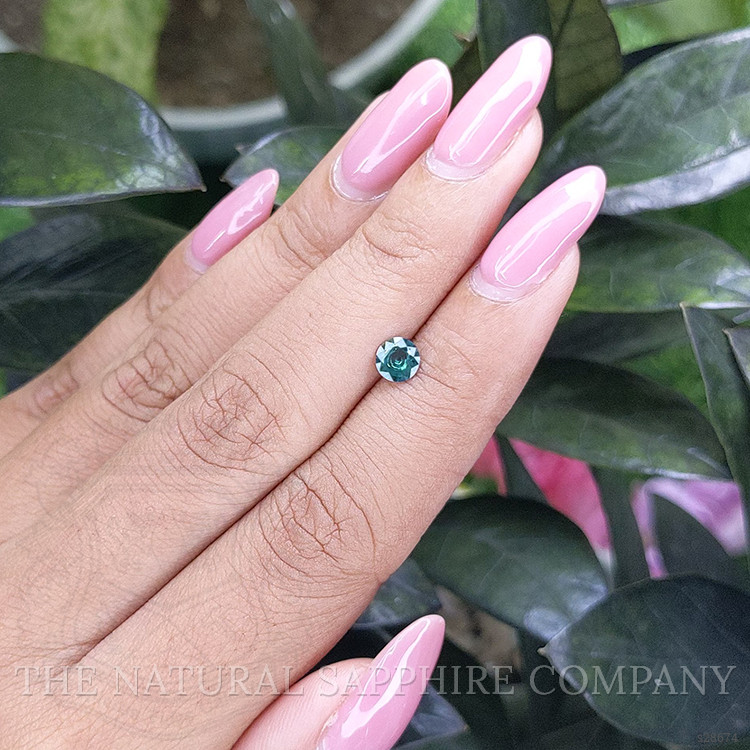 0.45 Ct. Bluish Green Sapphire from Madagascar