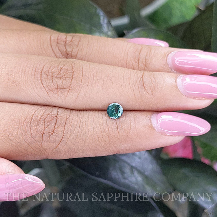 0.45 Ct. Bluish Green Sapphire from Madagascar