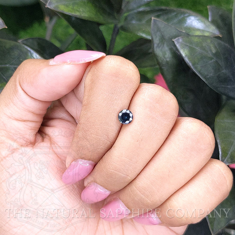 0.66 Ct. Greenish Blue Sapphire from Madagascar