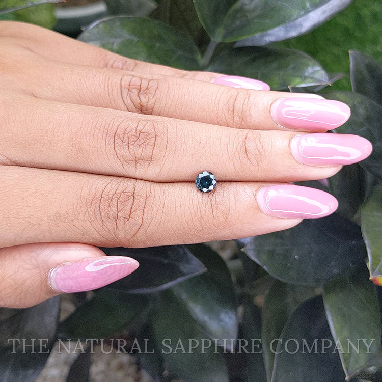 0.66 Ct. Greenish Blue Sapphire from Madagascar