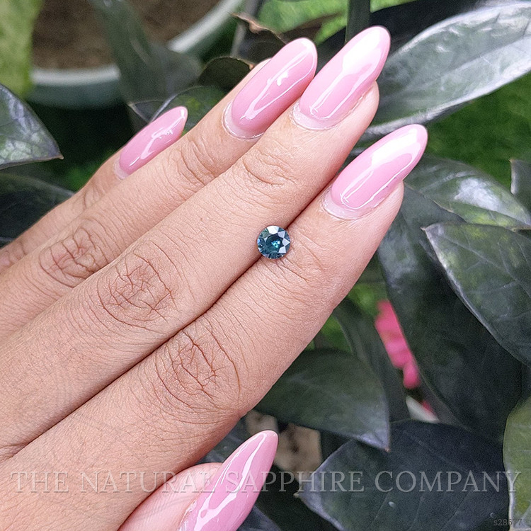 0.55 Ct. Bluish Green Sapphire from Madagascar