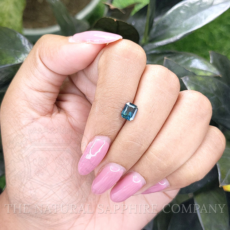 0.96 Ct. Bluish Green Sapphire from Madagascar